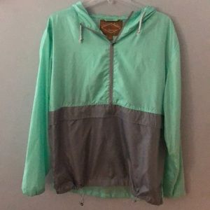 Pullover rain coat